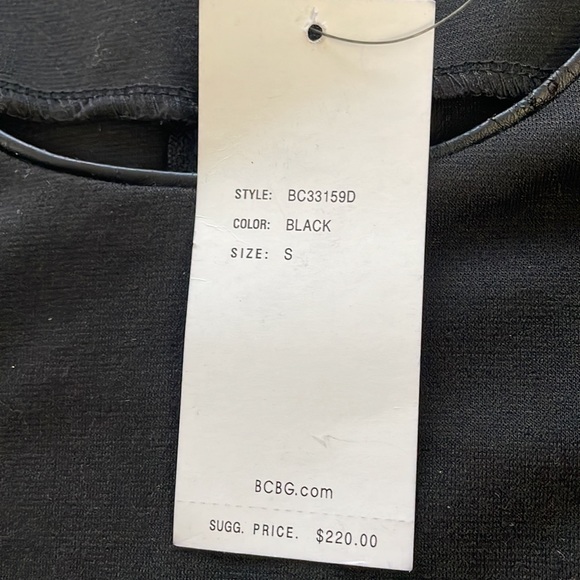 BCBGMAXAZRIA Black Cocktail Dress - Picture 4 of 5